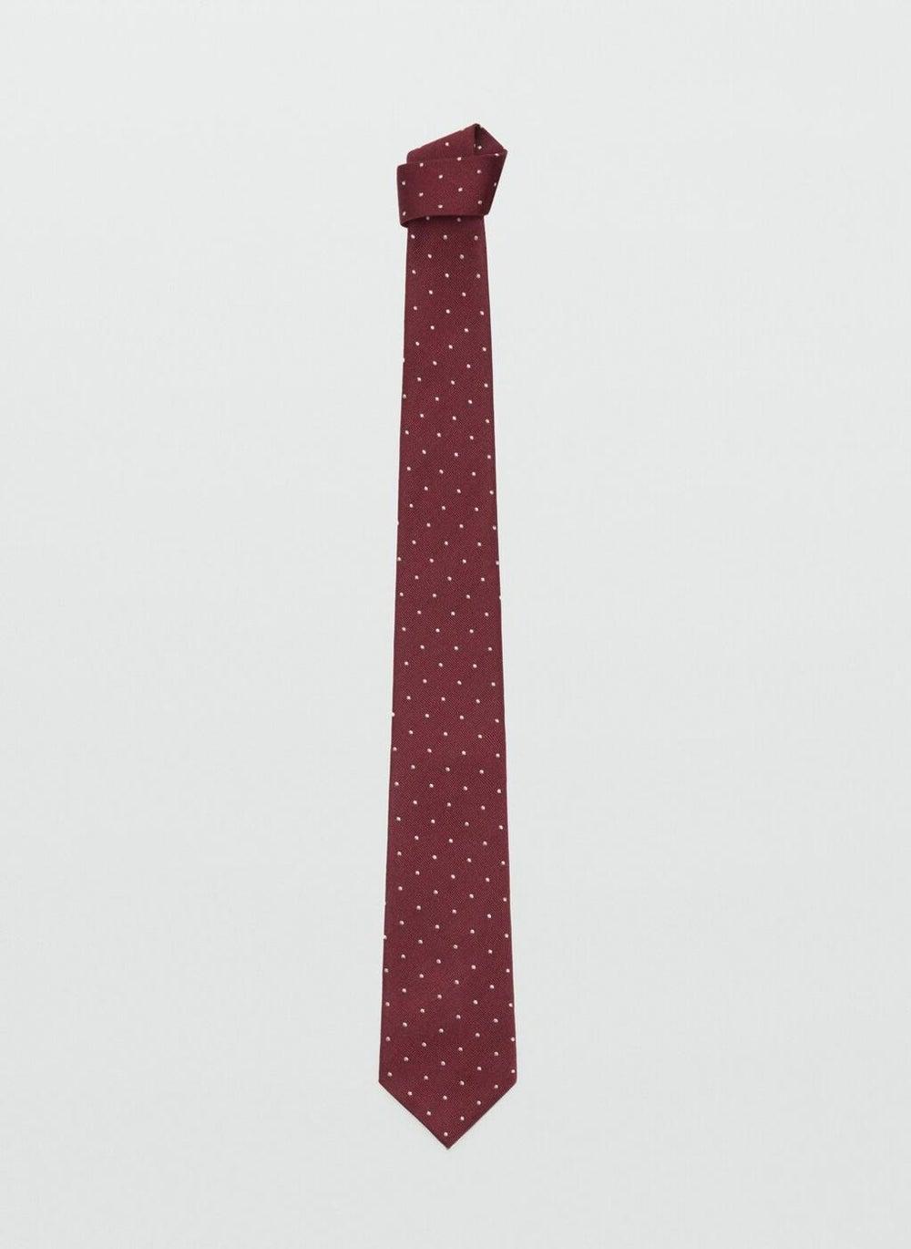 Mango Man Dots8 Silk Tie – Elegance for Every Man - Image 1