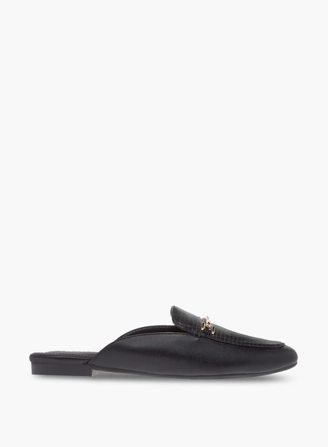 Elegant R24SS02165-25 Black Ballerina Mules for Women - Image 1