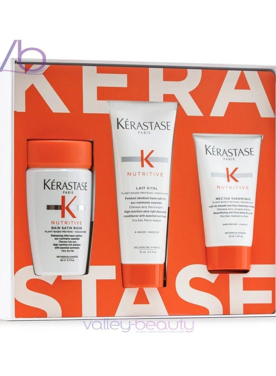 Kerastase Nutritive E4091000 Travel Trio for Luscious Locks - Image 1