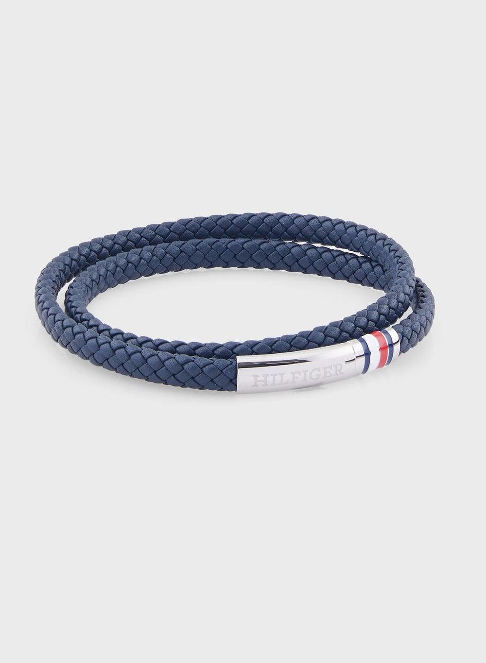 TOMMY HILFIGER Elegance Unwrapped: Double Leather Bracelet - Image 1