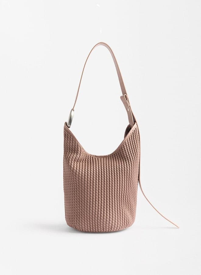 PARFOIS Pink Elegance: Women's Shoulder Bag with Versatile Interior - Image 1