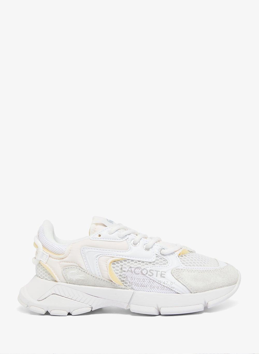 L003 Serenity White Low-Top Athleisure Sneakers - Image 1