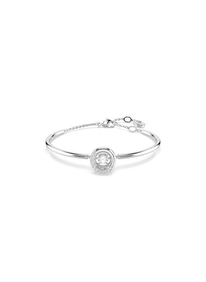 Swarovski Dextera Bangle - Rhodium Plated Crystal Elegance - Image 1
