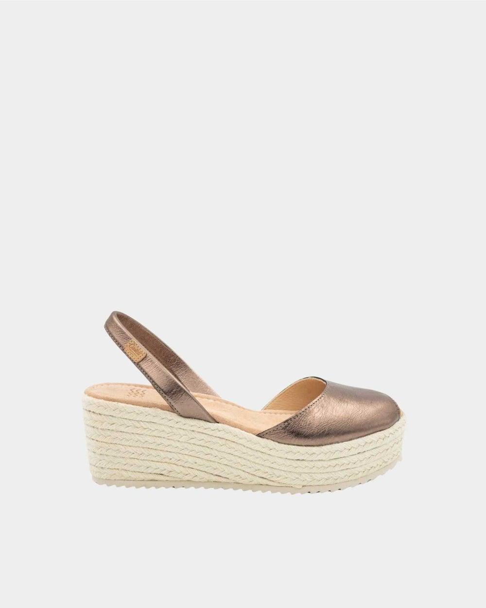 2580HVICOLASVEGAS Elegance Wedge Heels - Baby Nude - Image 1