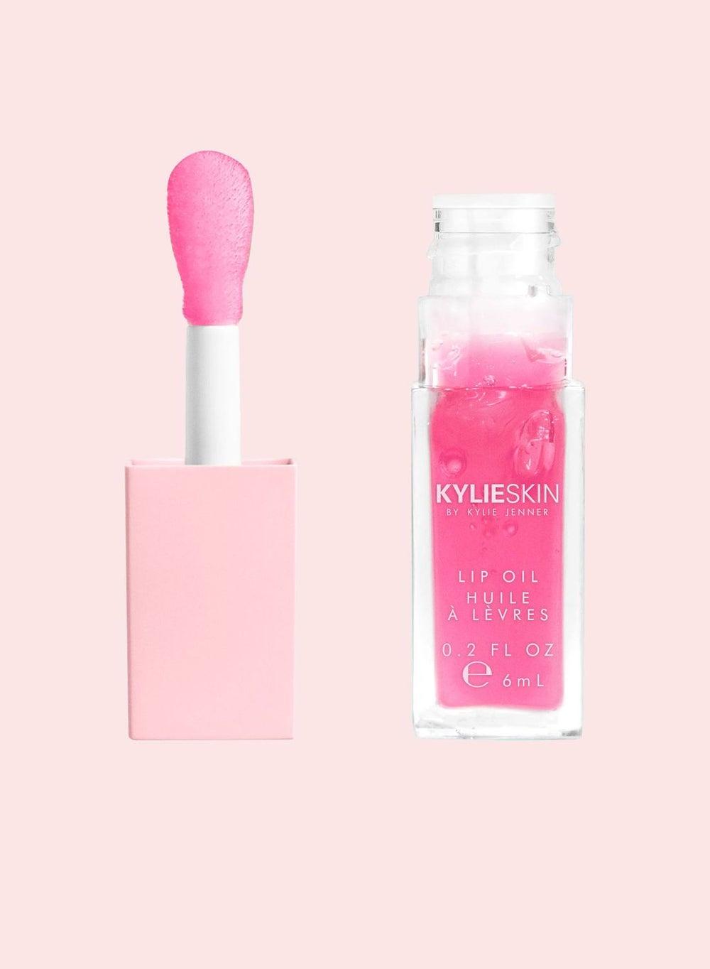 KYLIE Skin Strawberry Lip Oil 6ml - Luscious Shine & Plump - Image 1