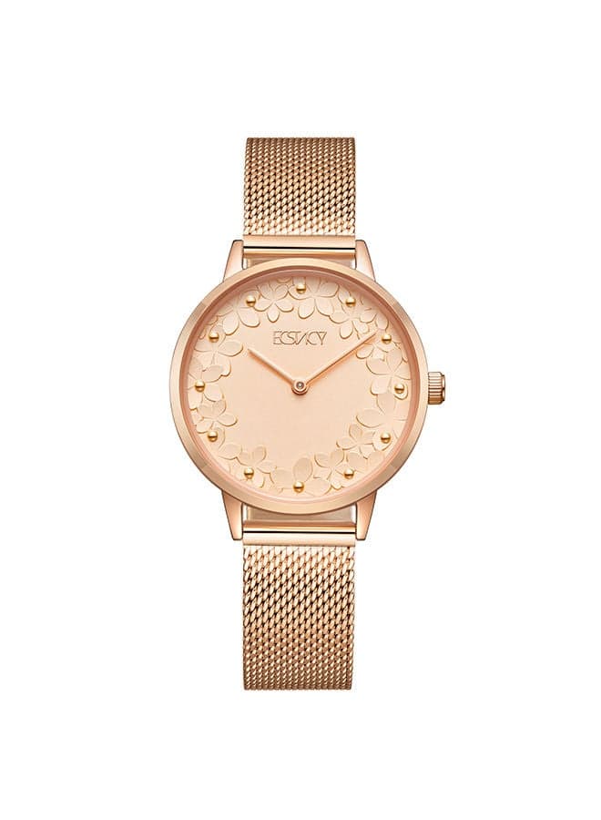 ECSTACY E23502-RMKK Elegant Stainless Steel Women's Watch - 28mm - Image 1