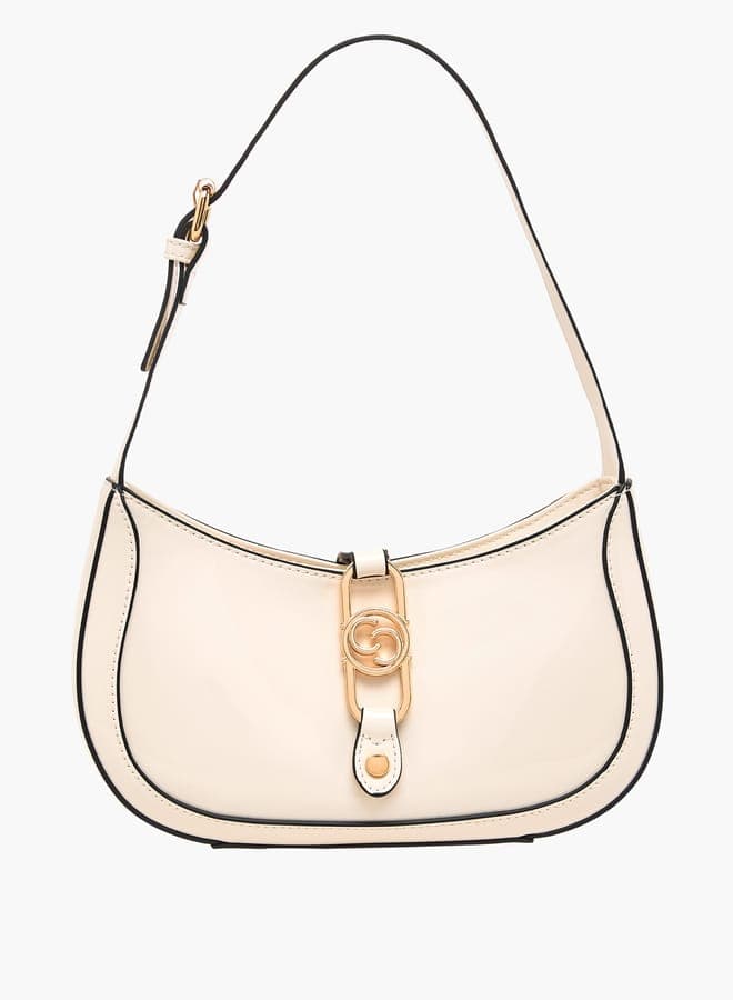 Celeste Chic Women's Solid Shoulder Bag with Adjustable Handle - Image 1