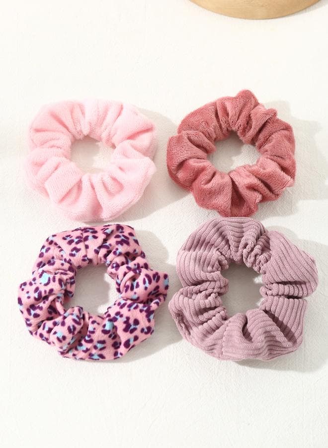 Take Two Set of 4 Elegant Multi-Colored Hair Ties - Image 1