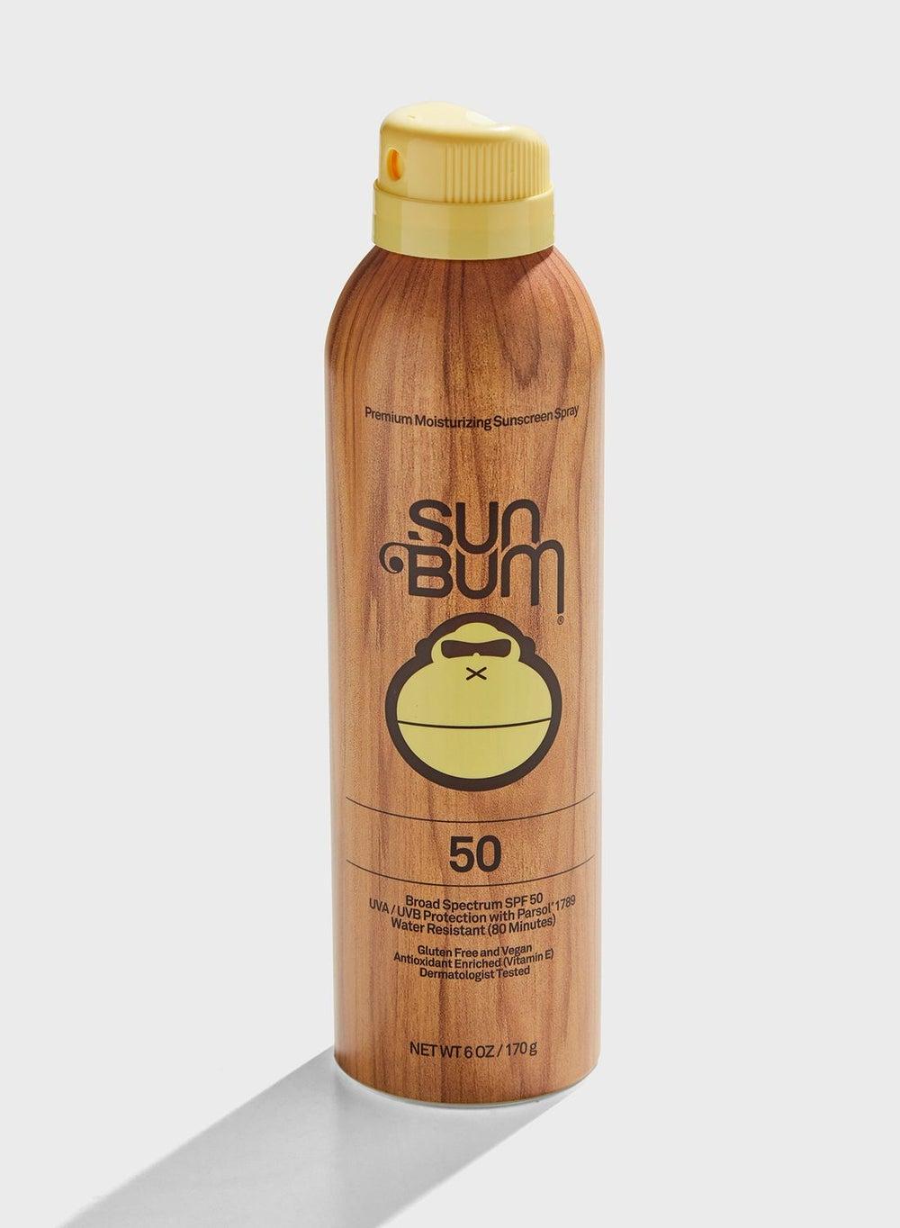 Sunbum SPF 50 Original Sheer Spray Sunscreen 6oz - Image 1