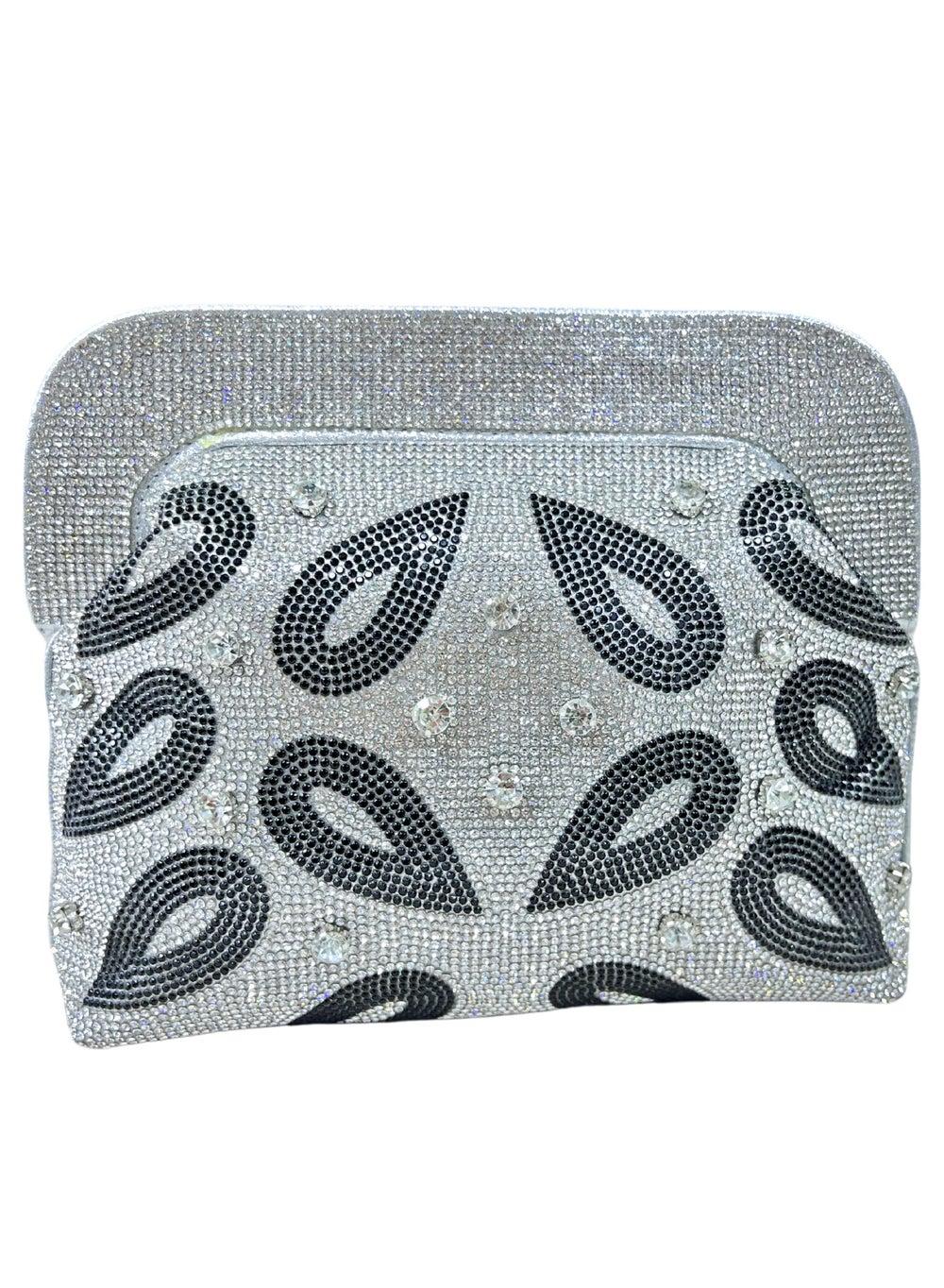 Harsha's Glam Clutches: Elegance in Beaded Rhinestones - Image 1