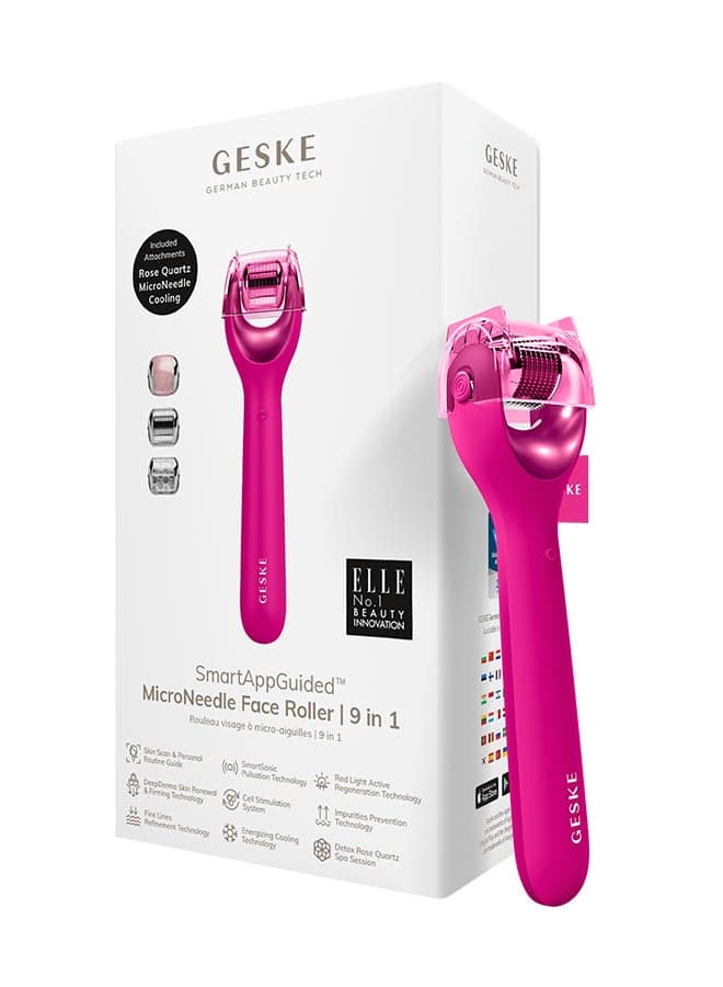 Gk000053Mg01 Magenta Microneedle 9-in-1 Face Rejuvenator - Image 1