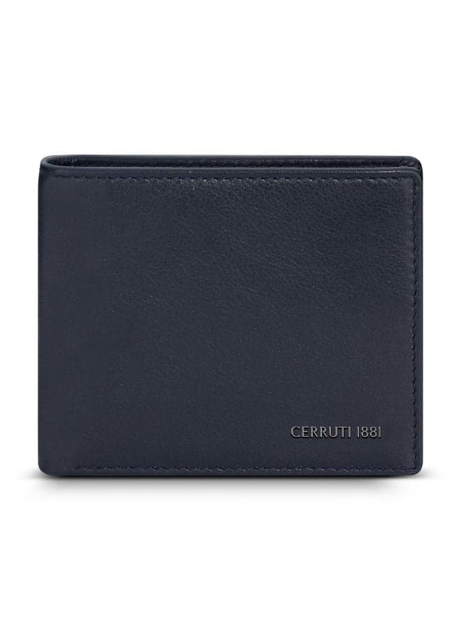 CERRUTI 1881 Dark Blue Calf Leather Wallet for Men - Image 1