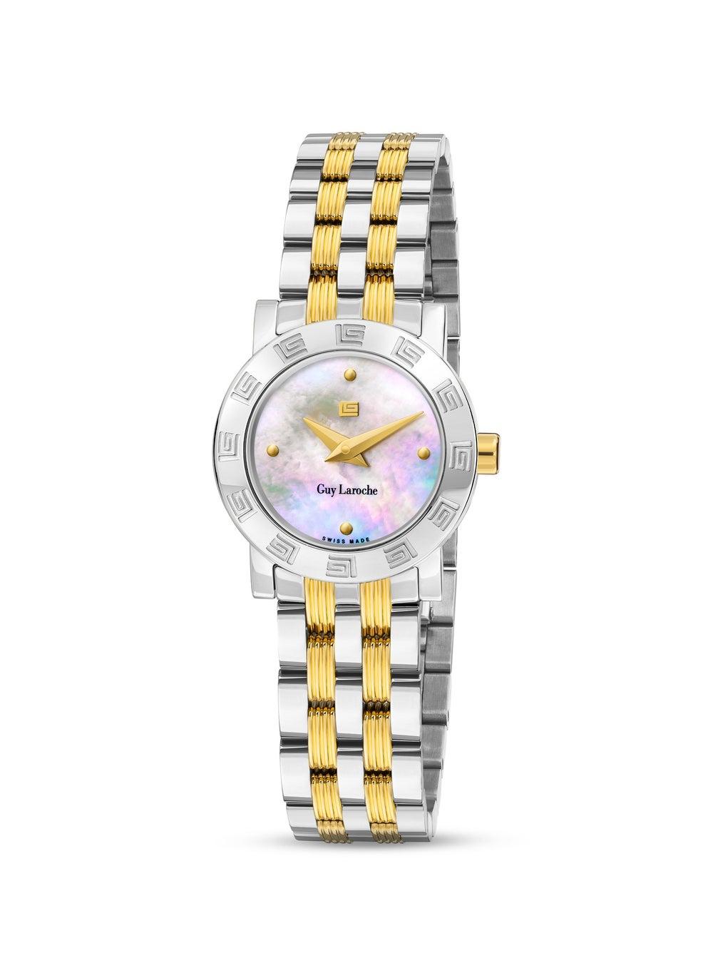 Guy Laroche Alex 22mm Women's Silver & Gold Watch - Image 1