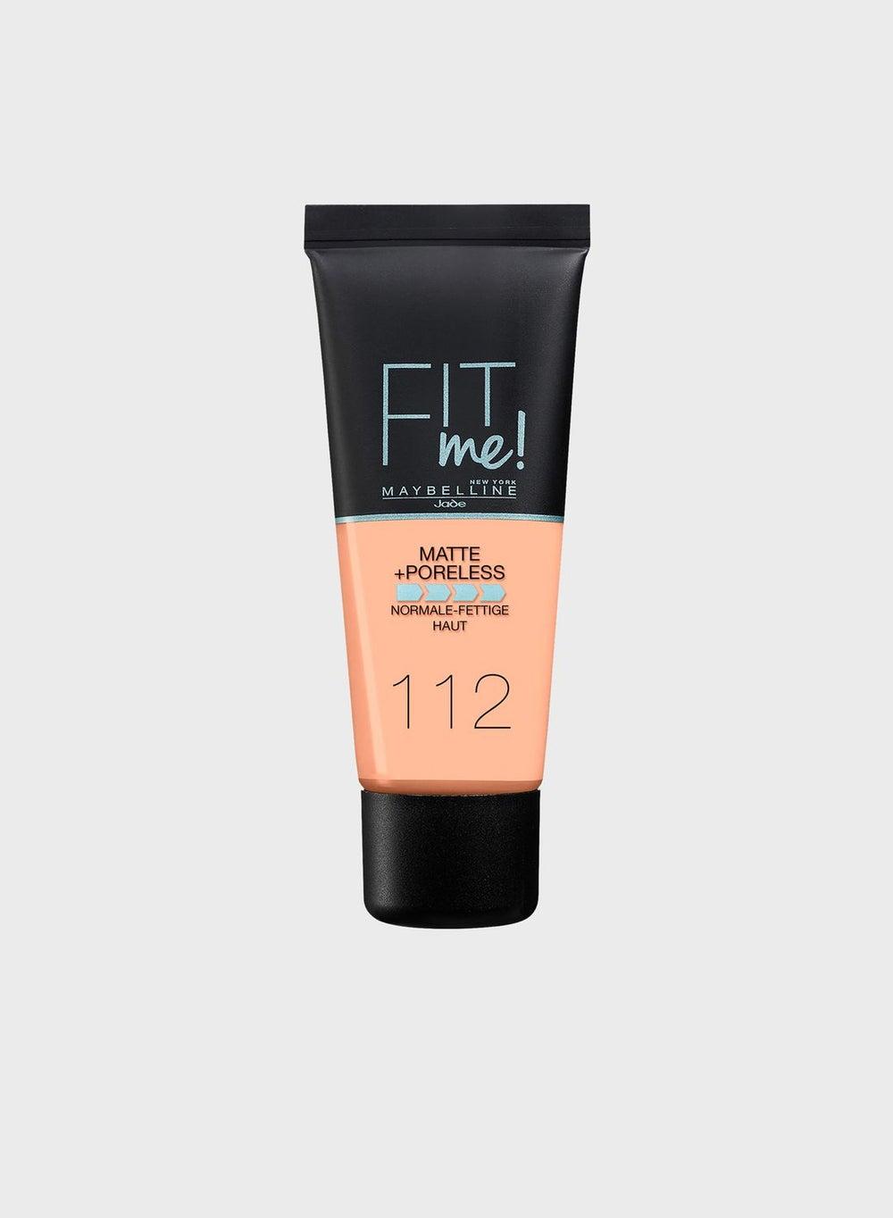 Soft Beige Matte & Poreless Foundation - 112 Elegance - Image 1