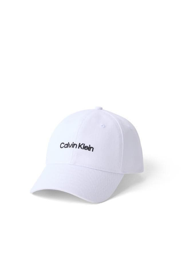 CALVIN KLEIN Embroidered Logo Curved Peak Cap for Men - Image 1