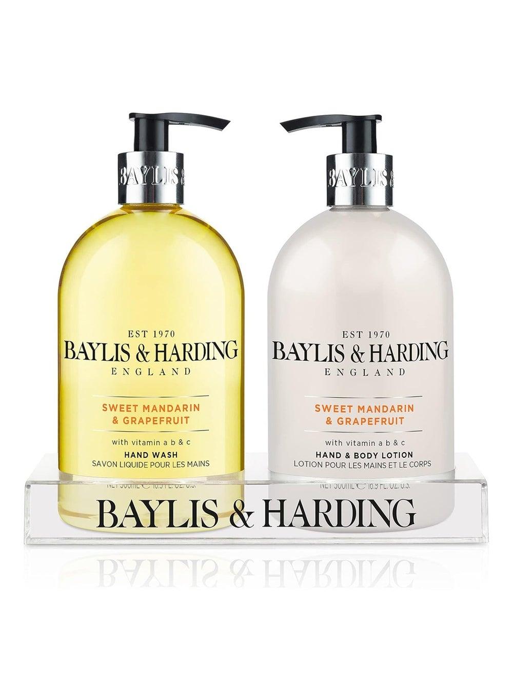 Baylis & Harding Mandarin & Grapefruit Gift Set 2x500ml - Image 1