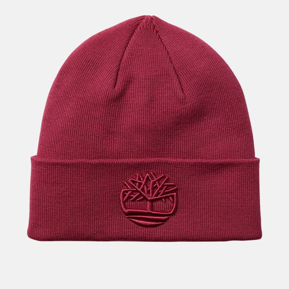 Timberland Men's Sleek Signature 3D Embroidery Beanie - Image 1