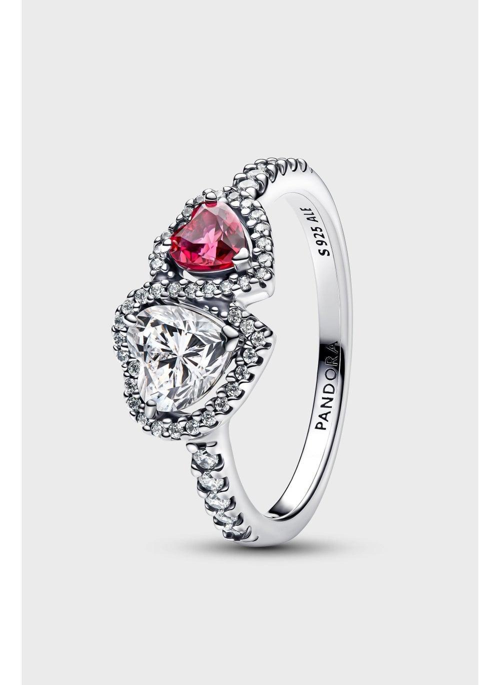 PANDORA Sterling Hearts Ring - Elegance for Her - Image 1