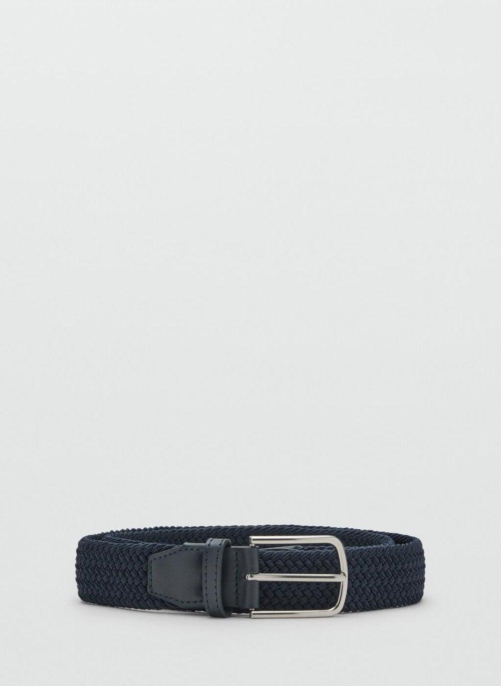 Mango Man Chic Braided Elastic Belt for Seamless Style - Image 1