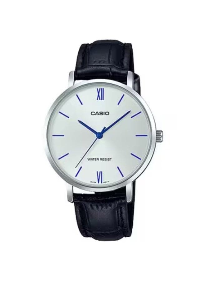 CASIO LTP-VT01L-7B1 Elegant Leather Timepiece for Women - Image 1
