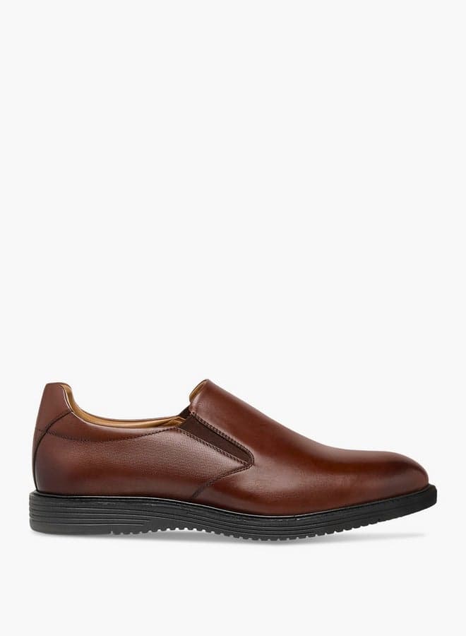 38611 96Onex Elegant Men's Brown Slip-On Loafers - Image 1
