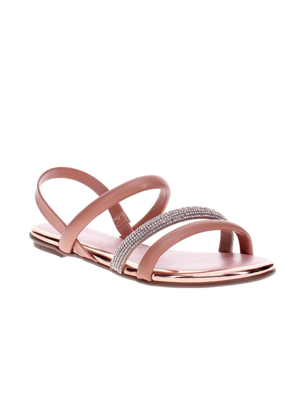 Chic Beige Slingback Heeled Sandals with Cushioned Comfort - Image 1