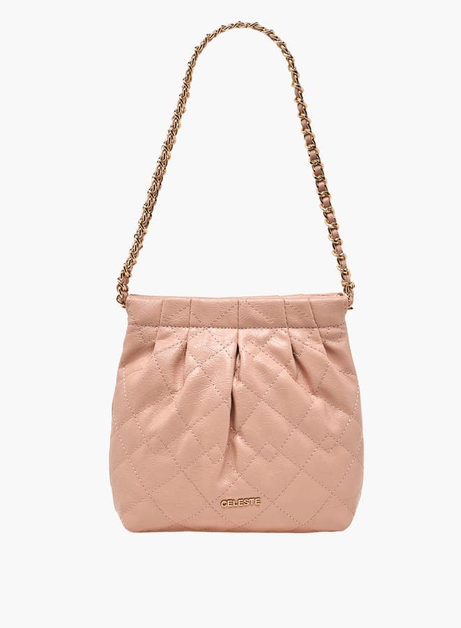 Celeste Elegance Quilted Shoulder Bag for Chic Women - Image 1