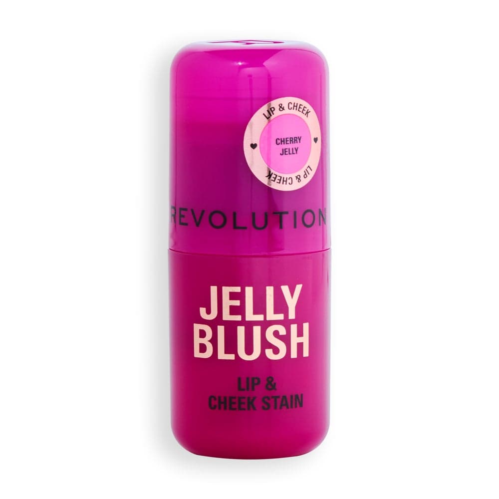 Cherry Red Jelly Blush Stick - Dual-Use Lip & Cheek Stain - Image 1