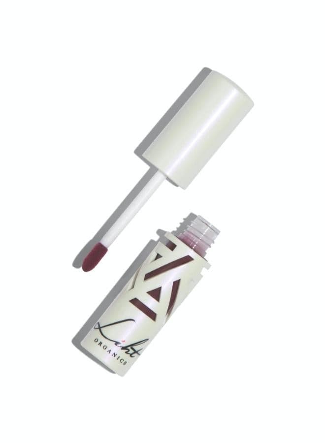 Sangria Shade Organic Liquid Lipstick for Lush Lips - Image 1