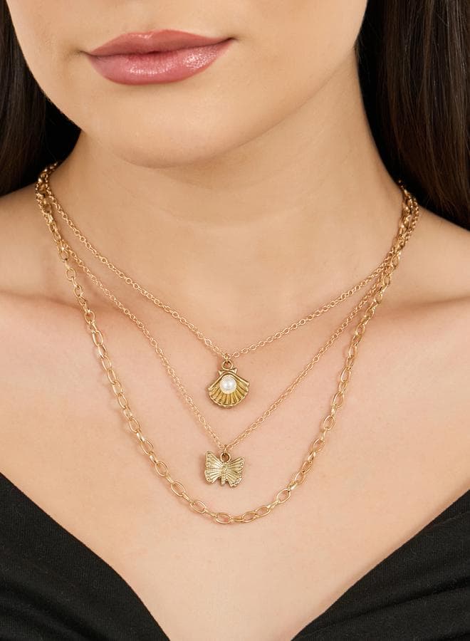 Styli Link Chain Elegance - Layered Necklace for Women - Image 1