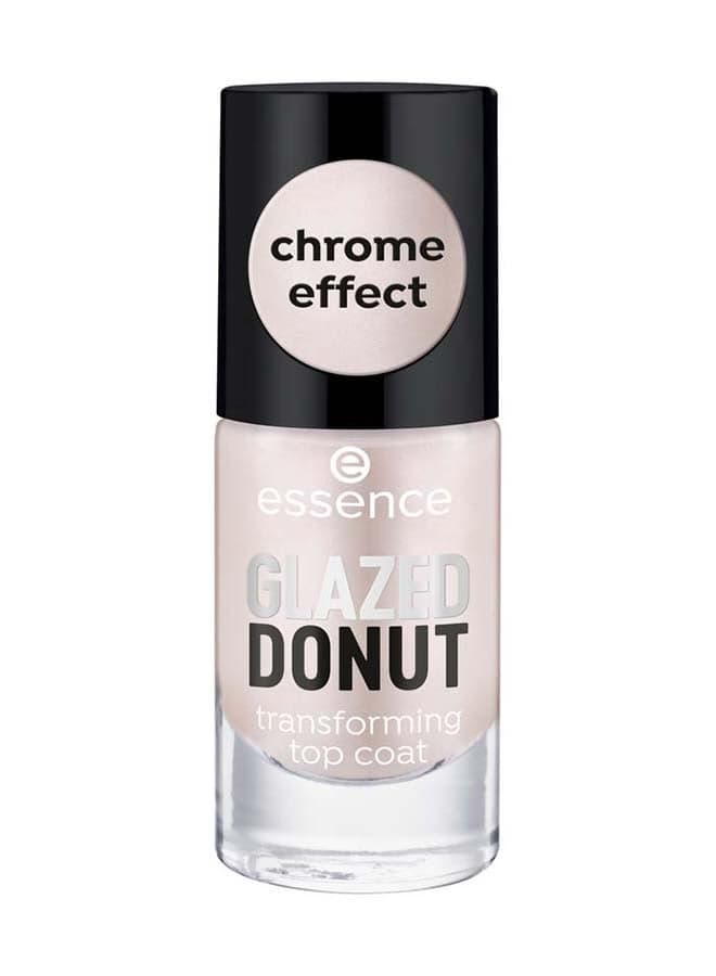 Glazed Donut Silver Chrome Nail Top Coat - Image 1