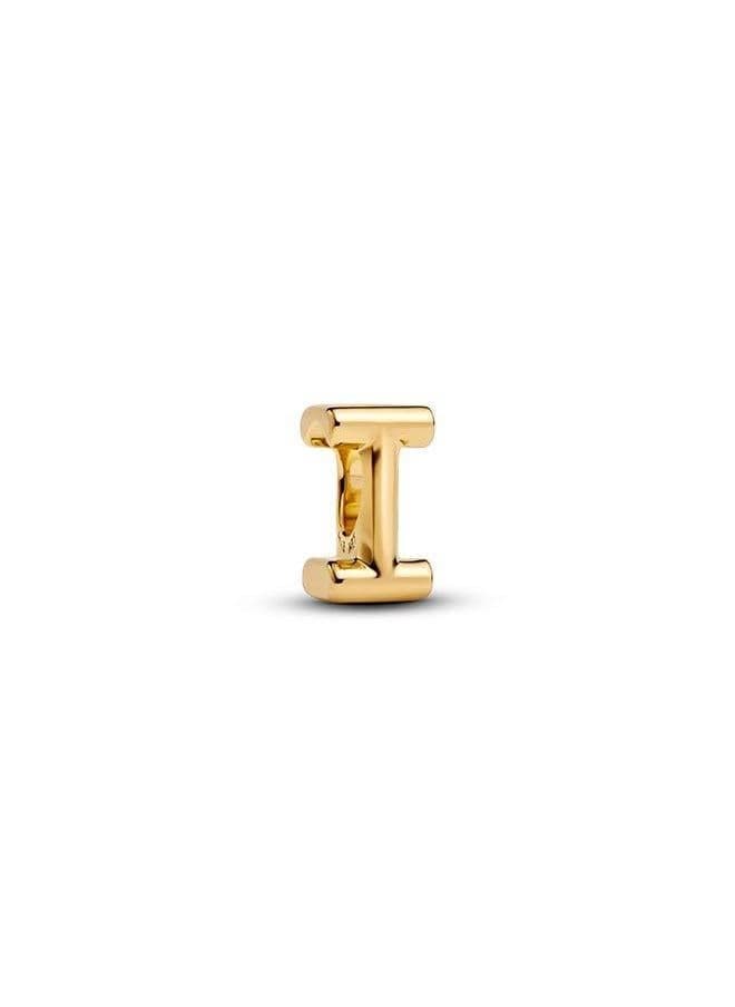 PANDORA 14k Gold-Plated Letter I Alphabet Charm - Image 1