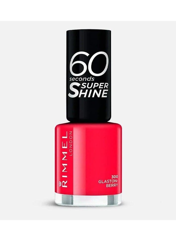 Rimmel 60 Seconds Super Shine – Glaston Berry, 8ml - Image 1