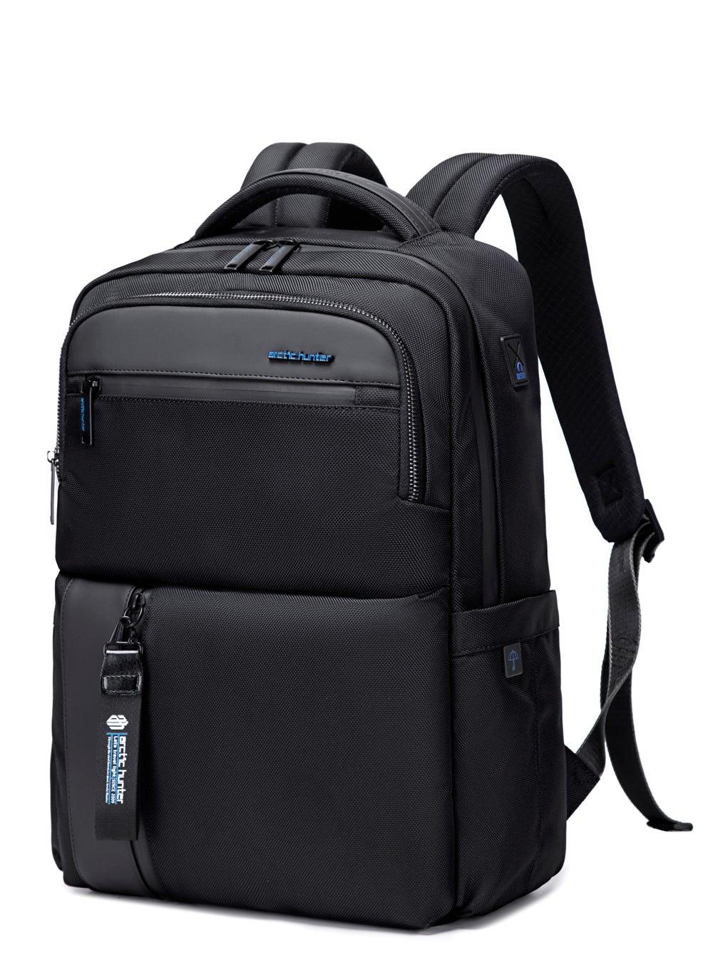 ARCTIC HUNTER B00477 Black Premium Daypack: Water-Repellant & Scratch-Resistant - Image 1