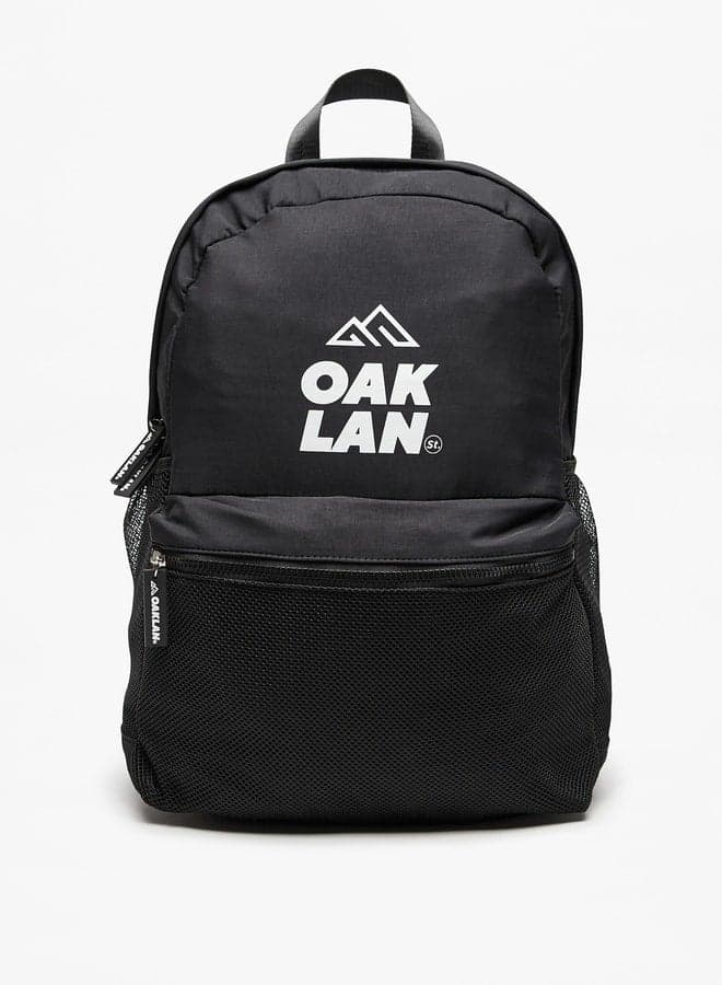 Oaklan by Shoexpress Sleek Men's Logo Backpack 40x30x15 cm - Image 1