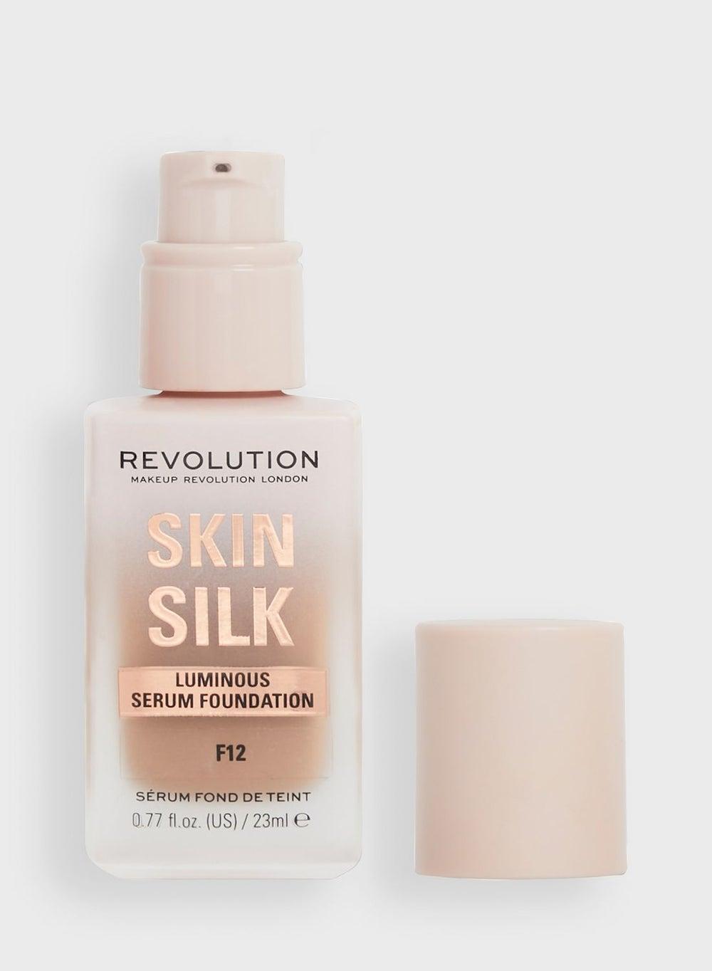 Revolution Skin Silk Serum Foundation F12 - Radiant Coverage - Image 1