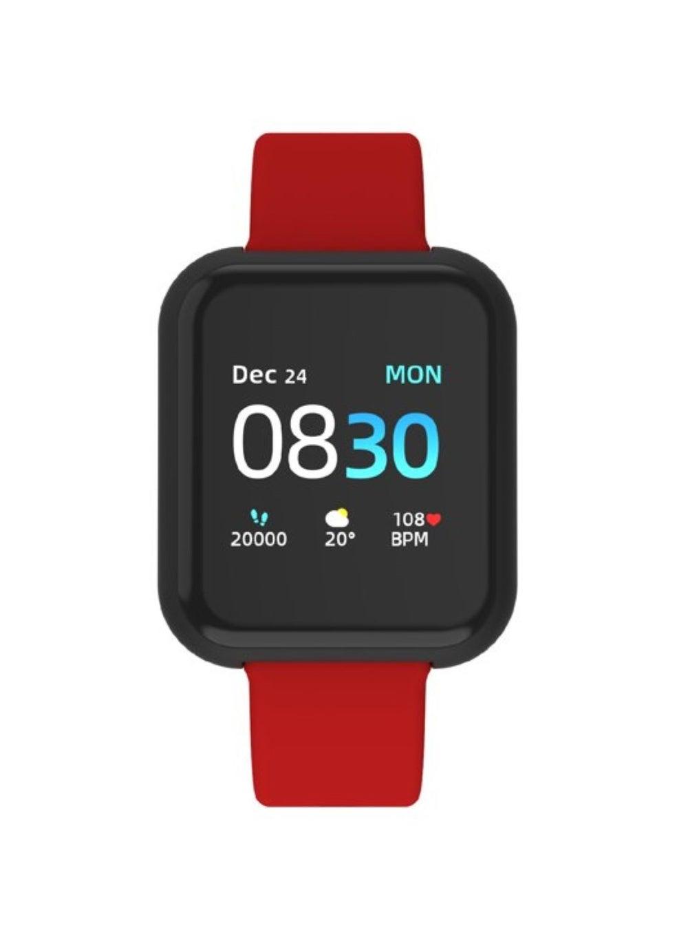 iTouch Unisex Black/Red Activity Tracker Watch 500006B-4-42-G15 - Image 1