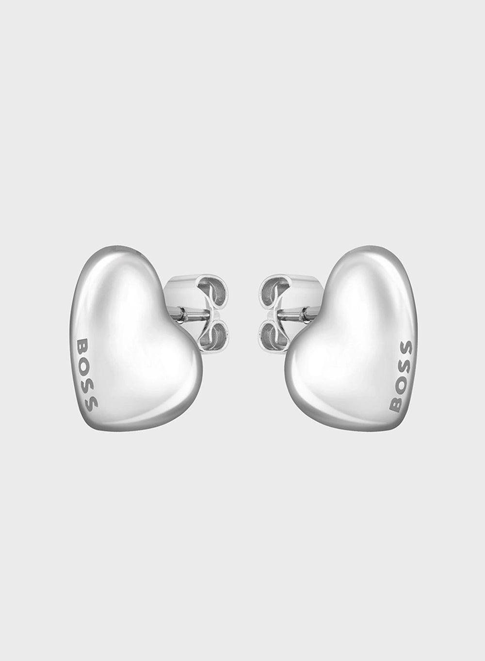 BOSS Stainless Elegance Stud Earrings for Women - Image 1