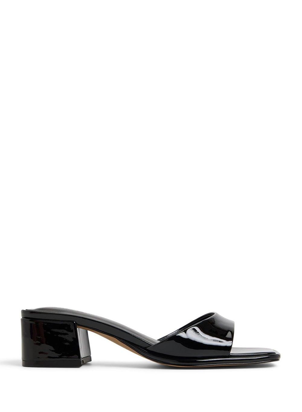 Dashaa001 Elegant Black Heeled Sandals for Women - Image 1