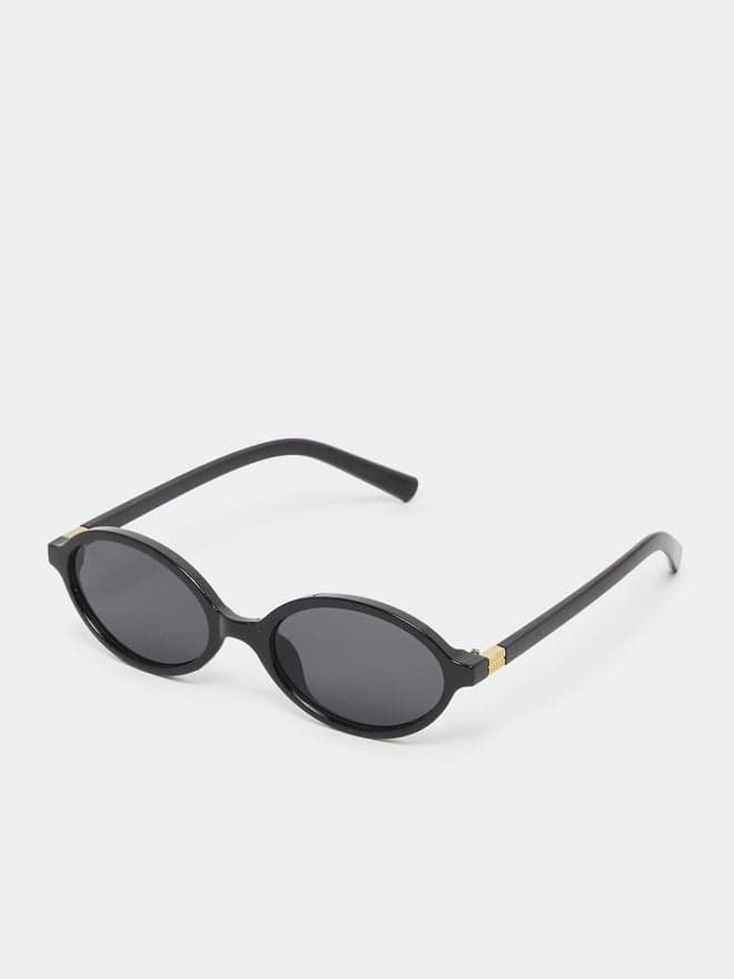 Styli Black Round Sunglasses – Perfect Everyday Style - Image 1