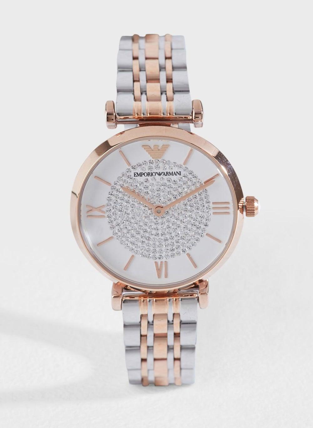 EMPORIO ARMANI Elegant Dual-Tone Women's Dress Watch - Image 1