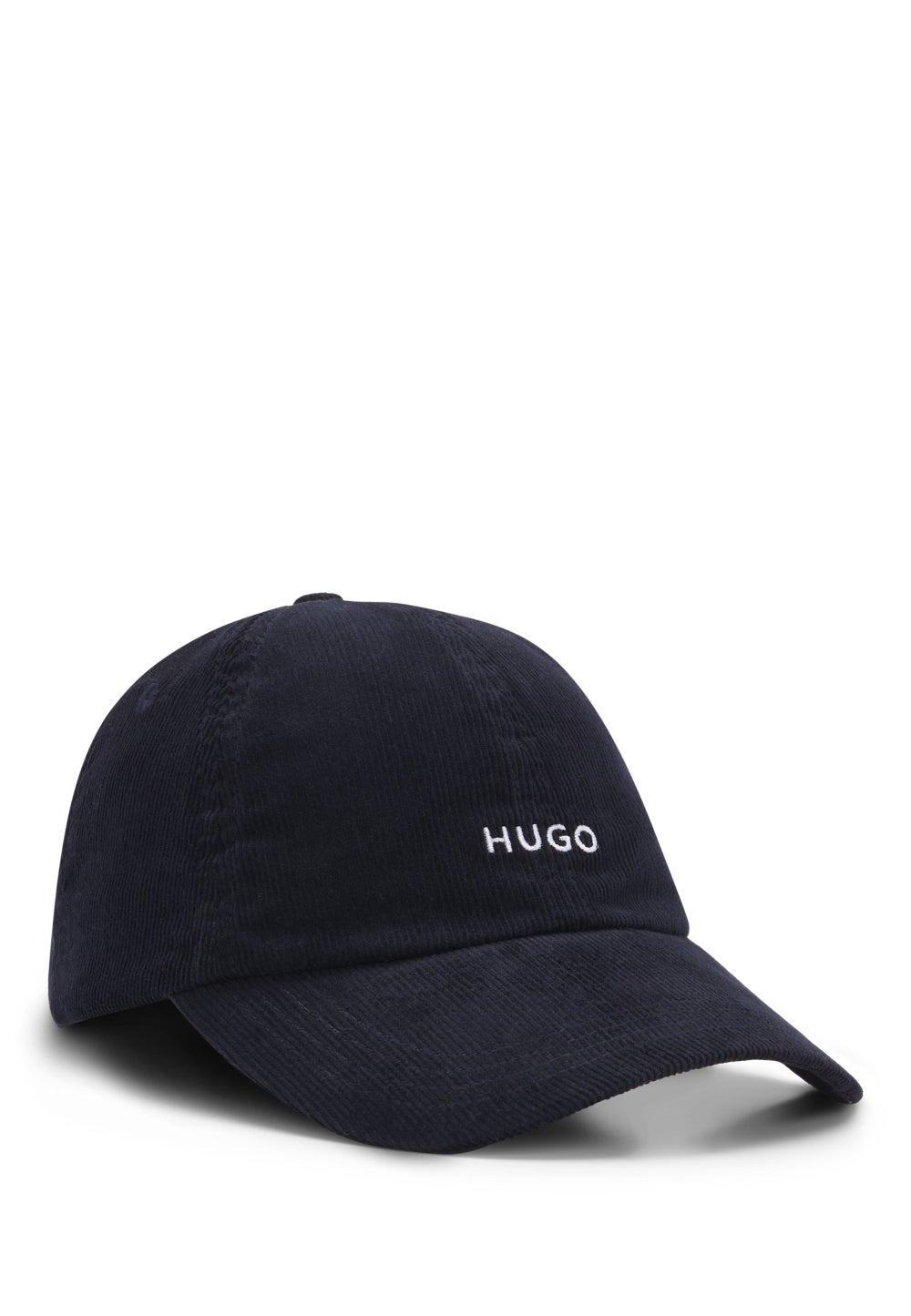 HUGO Embroidered Cotton-Corduroy Men's Cap - Image 1