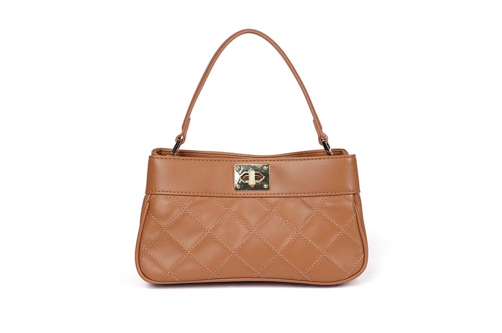 Cuple Quilted Elegance Faux Leather Handbag for Women - Image 1