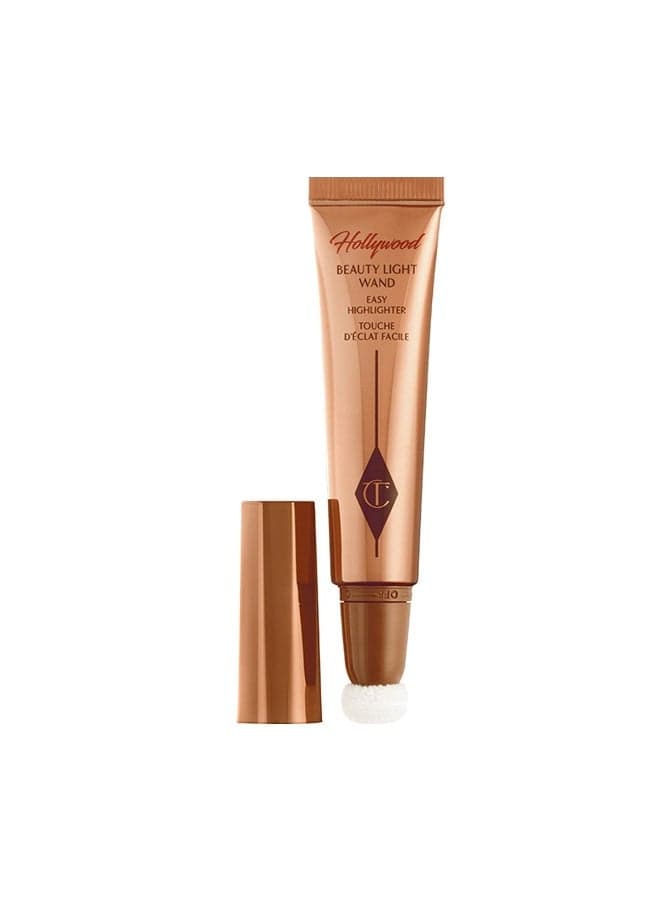 Spotlight Rose-Gold Highlighter Wand - Hollywood Glow - Image 1