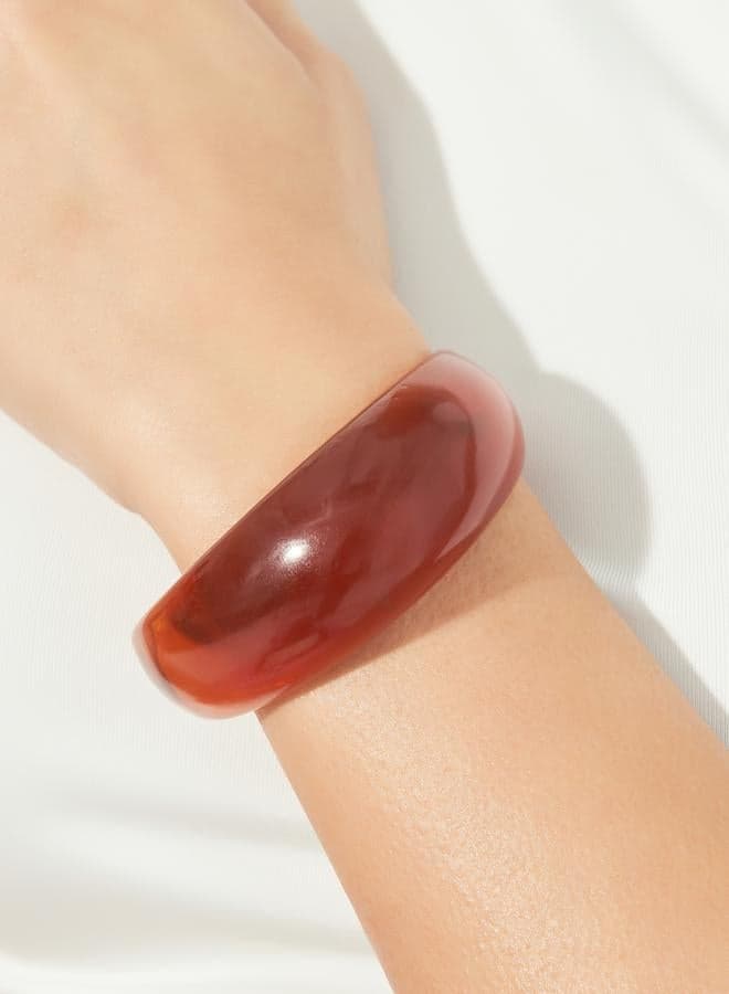 Styli Gleaming Chunky Cuff Bracelet - Elegance on Your Wrist - Image 1