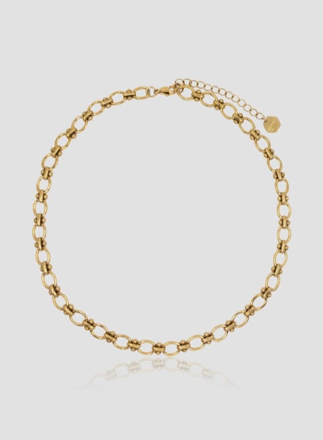 Lady Mauve GOLD GWEN Hypoallergenic Necklace for Women - Image 1