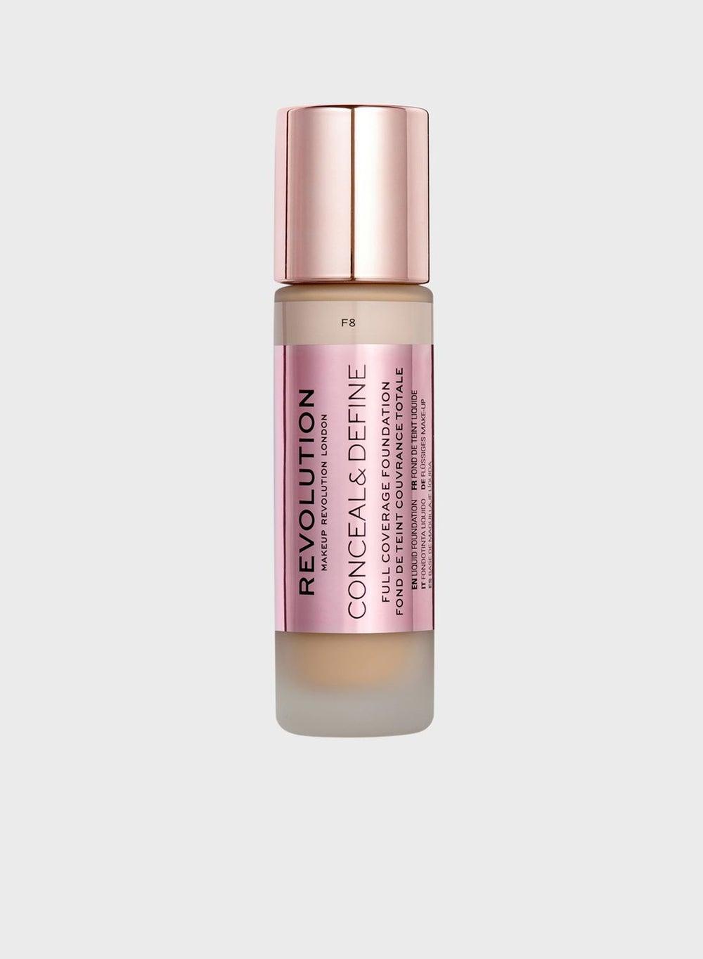 Revolution Conceal & Define F8 - Flawless Coverage Foundation - Image 1