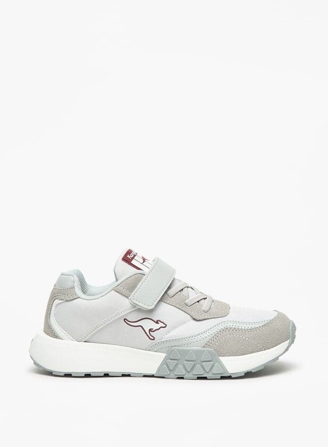 Ck24536Bpgrey Boys' Sleek Grey Logo Sneakers - Image 1