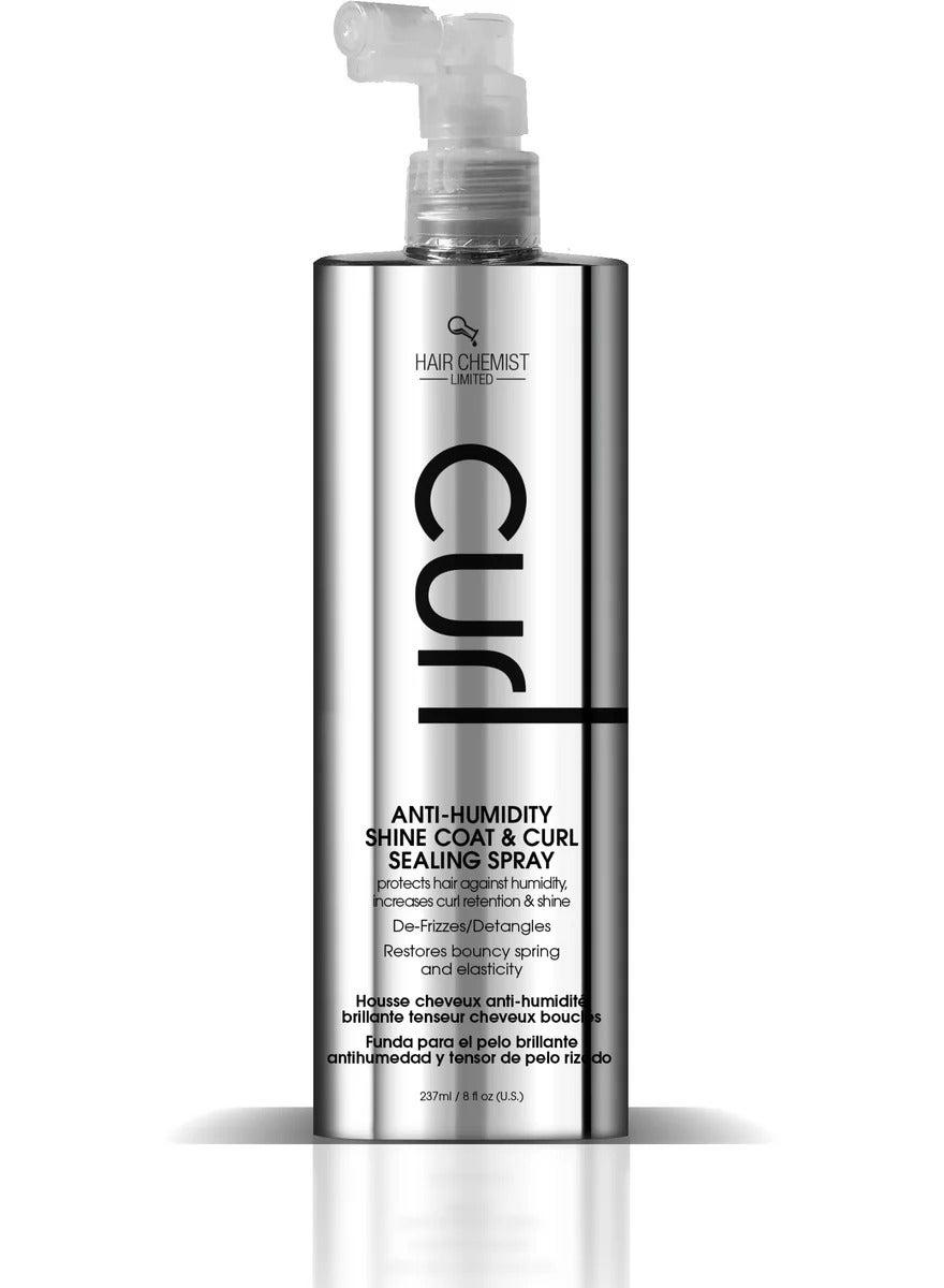 CURL Shine Coat & Curl Sealing Spray 8 oz - Anti-Humidity - Image 1