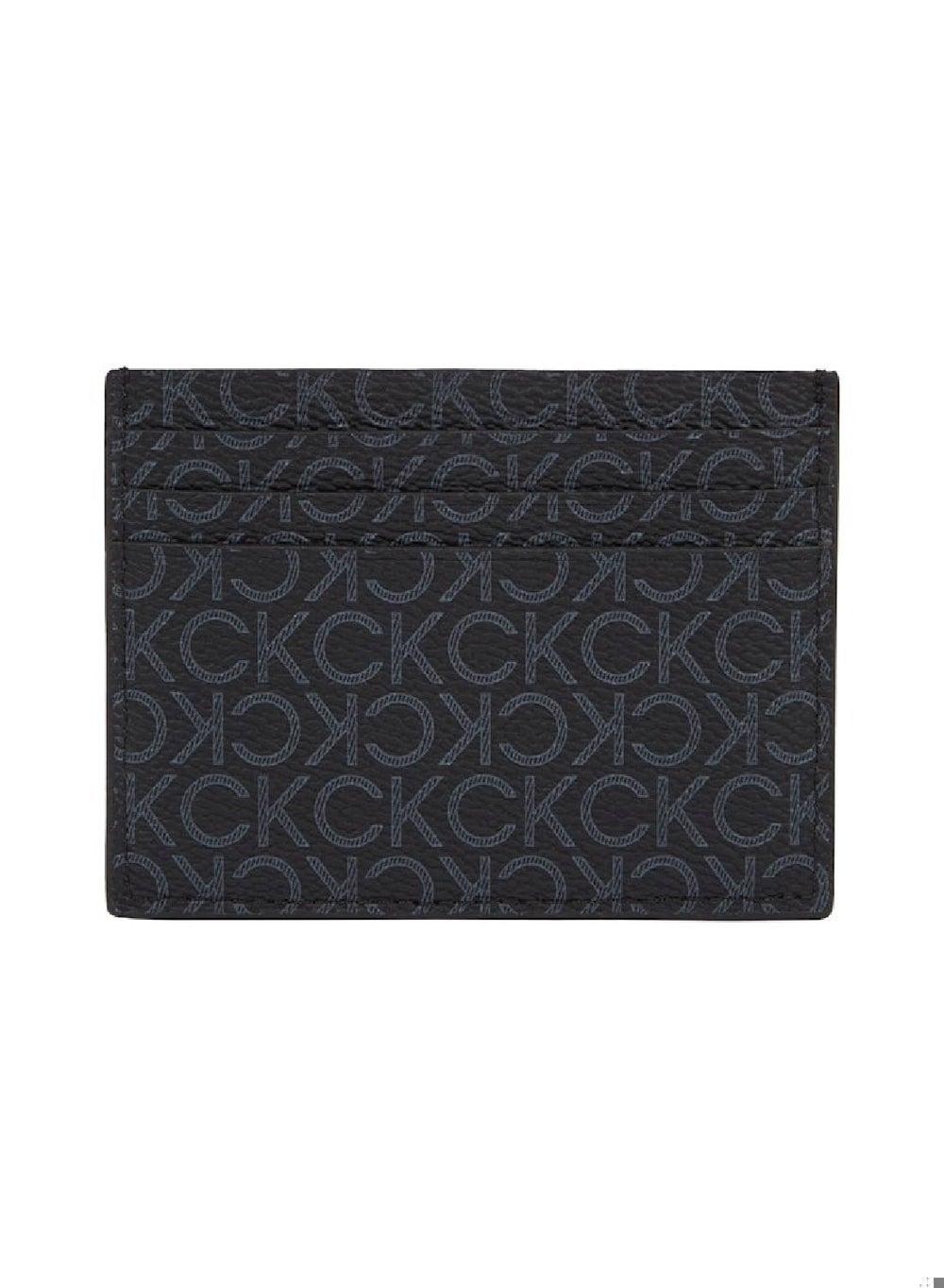 CALVIN KLEIN Men's Sleek Logo Cardholder - Image 1